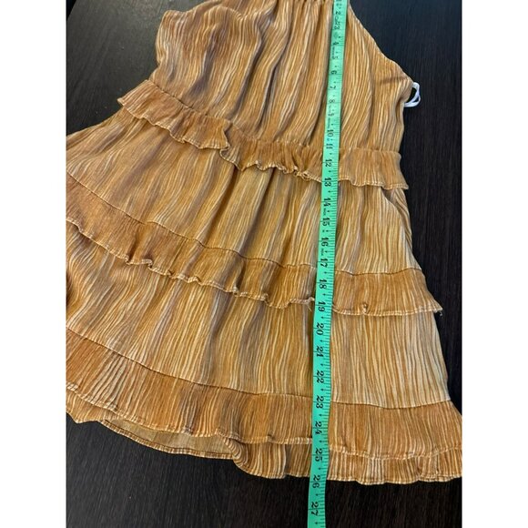 Lulus Downright Darling Halter Neck Tiered Ruffle Mini Dress Size M - Picture 8 of 8